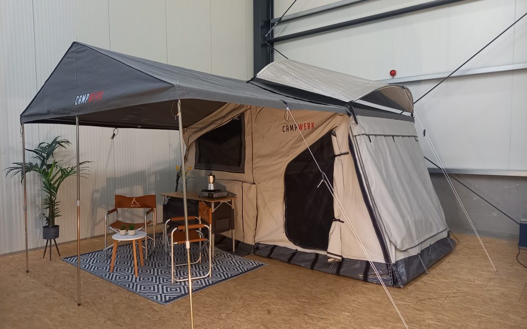 VERKOCHT: Campwerk Economy met voortent 2024